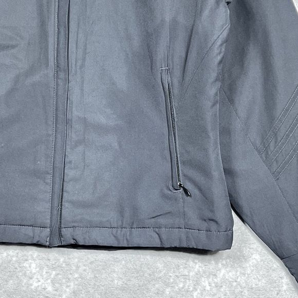 Adidas Jacket Womens Size Medium Black Climawarm Full Zip Hooded Jacket - Picture 4 of 13